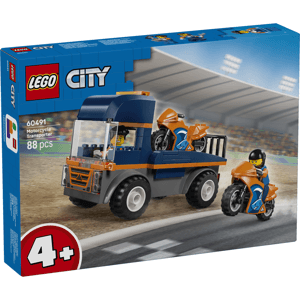  LEGO City Motorcycle Transporter Truck 60491